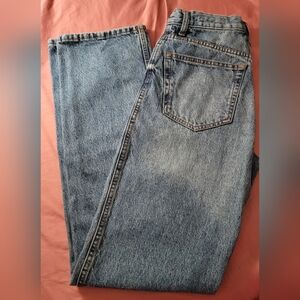 Zara Straight Fit  Blue Denim Jeans